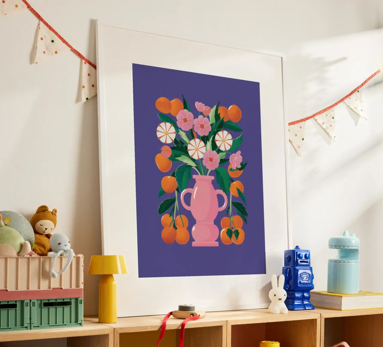 Bouquet di agrumi Stillness poster da Solar Paint