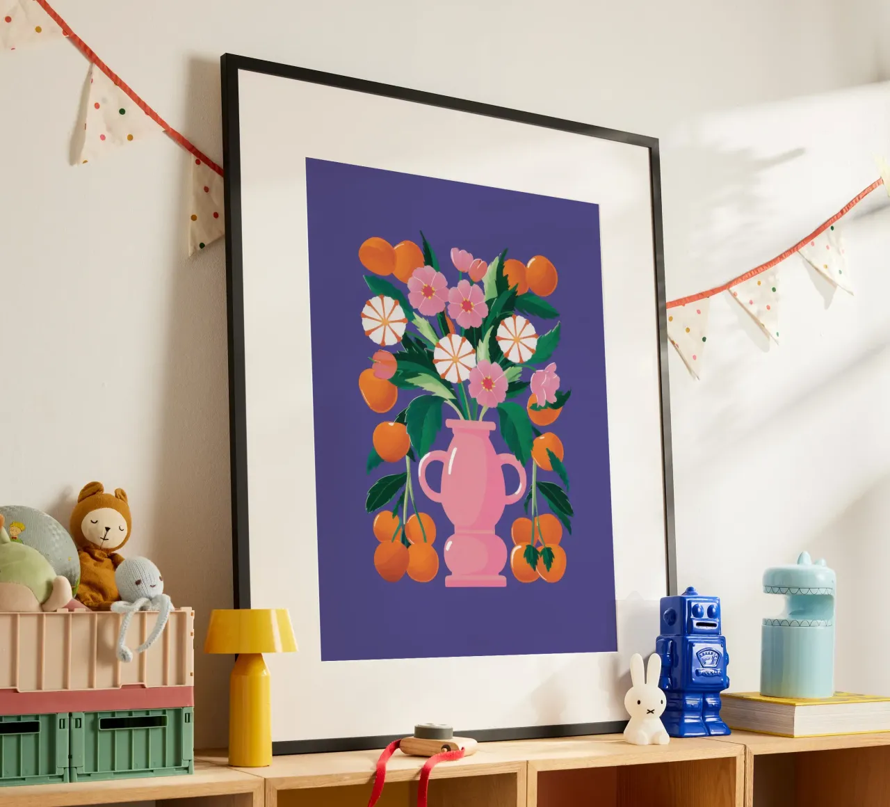 Bouquet di agrumi Stillness poster da Solar Paint