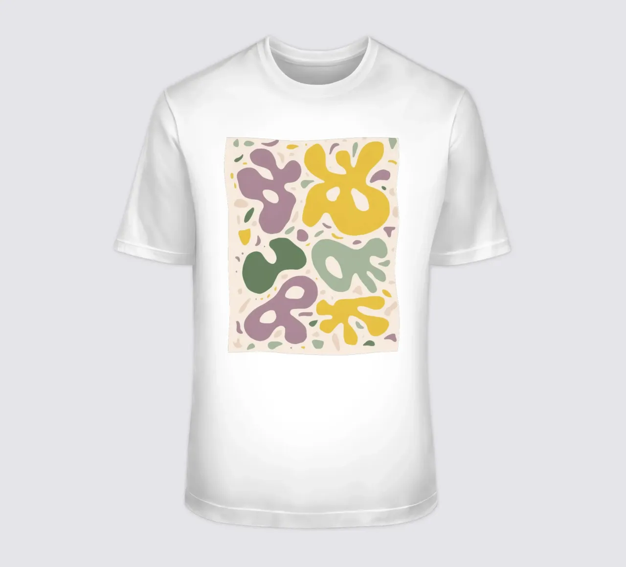 Forme floreali divertenti t-shirt da Veil Maya