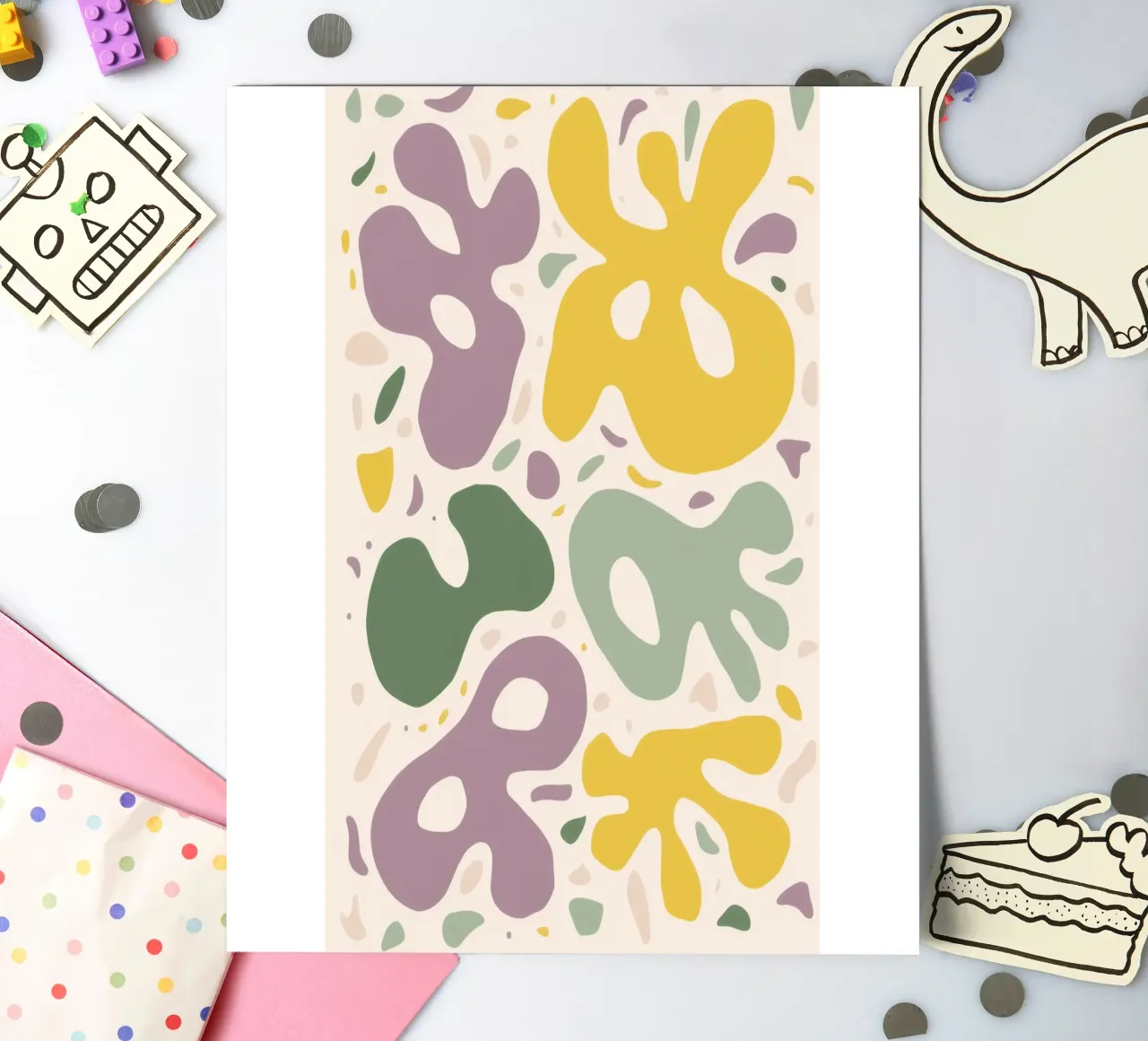 Funky Floral Formulare Stickerbogen von Veil Maya