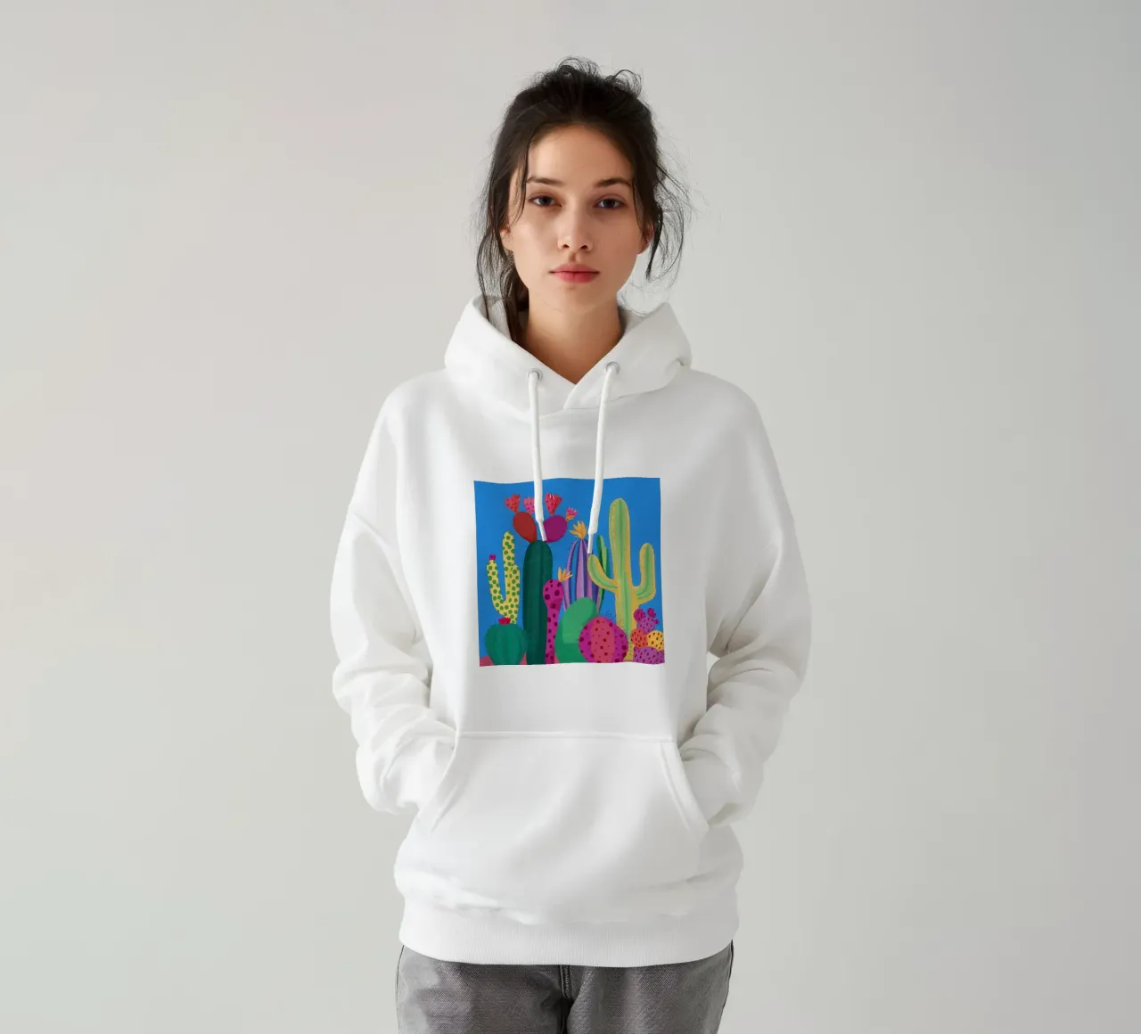 Serenità in fiore del deserto felpa con cappuccio da Bring Haven