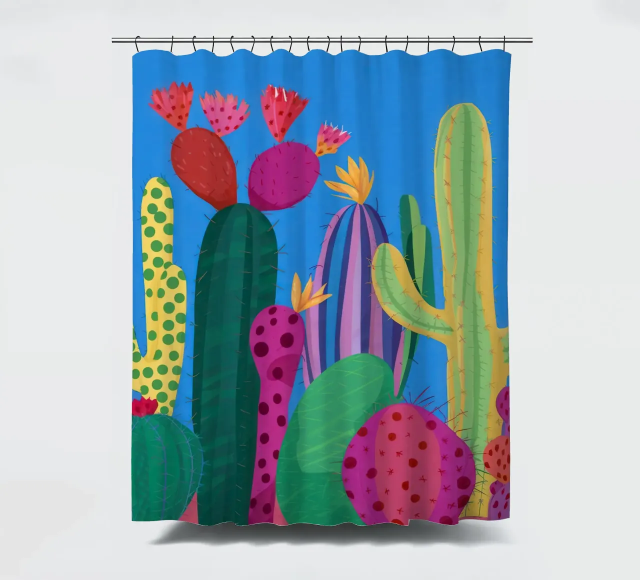 Desert Bloom Serenity shower curtain by Bring Haven