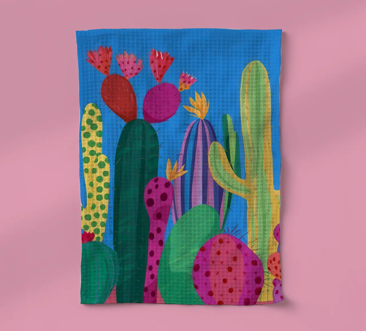 Desert Bloom Serenity tea towel by Bring Haven