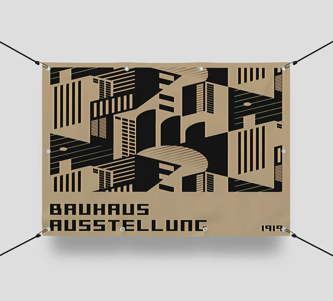 Mostra Bauhaus telo in pvc da Sigurd