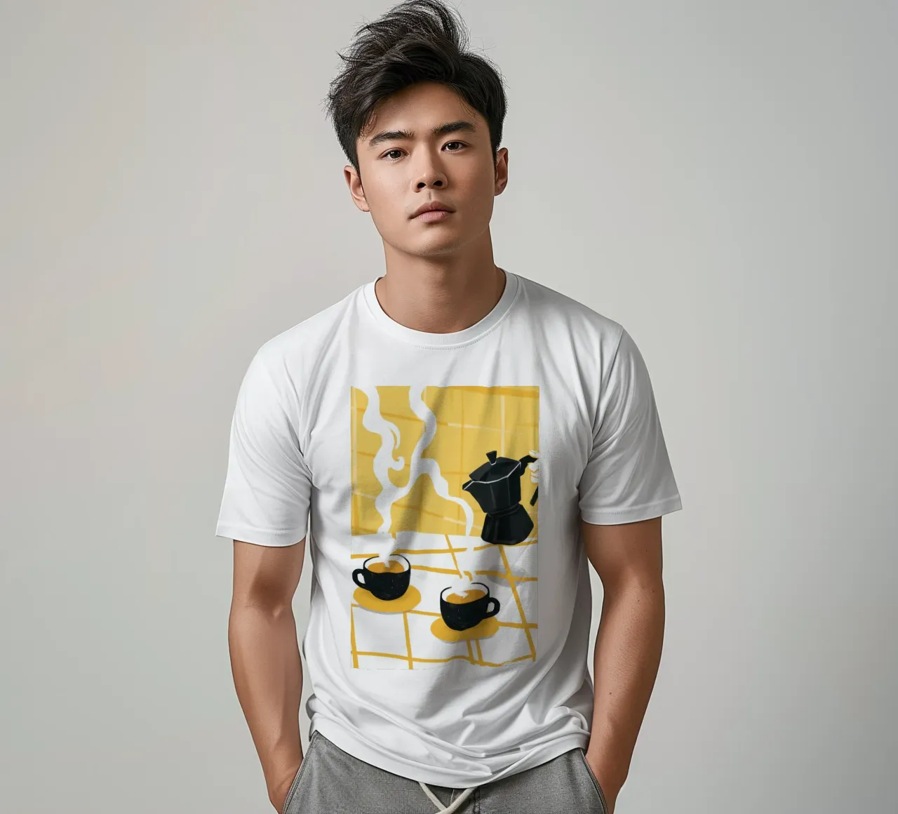 Caffè mattutino leggero t-shirt da Veil Maya