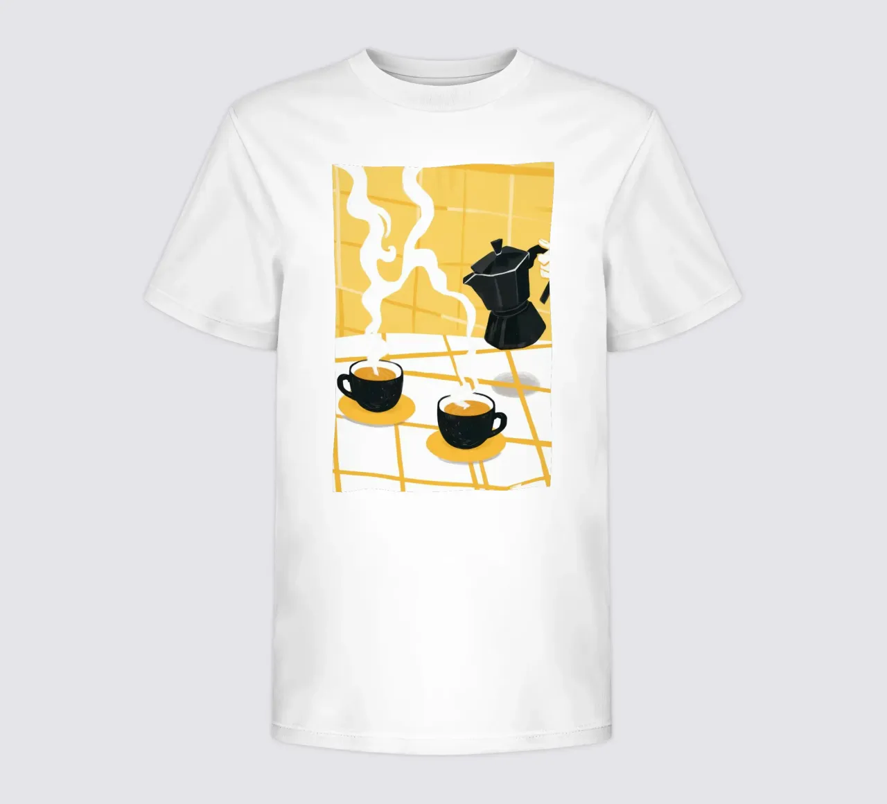 Café léger du matin t-shirt enfant de Veil Maya