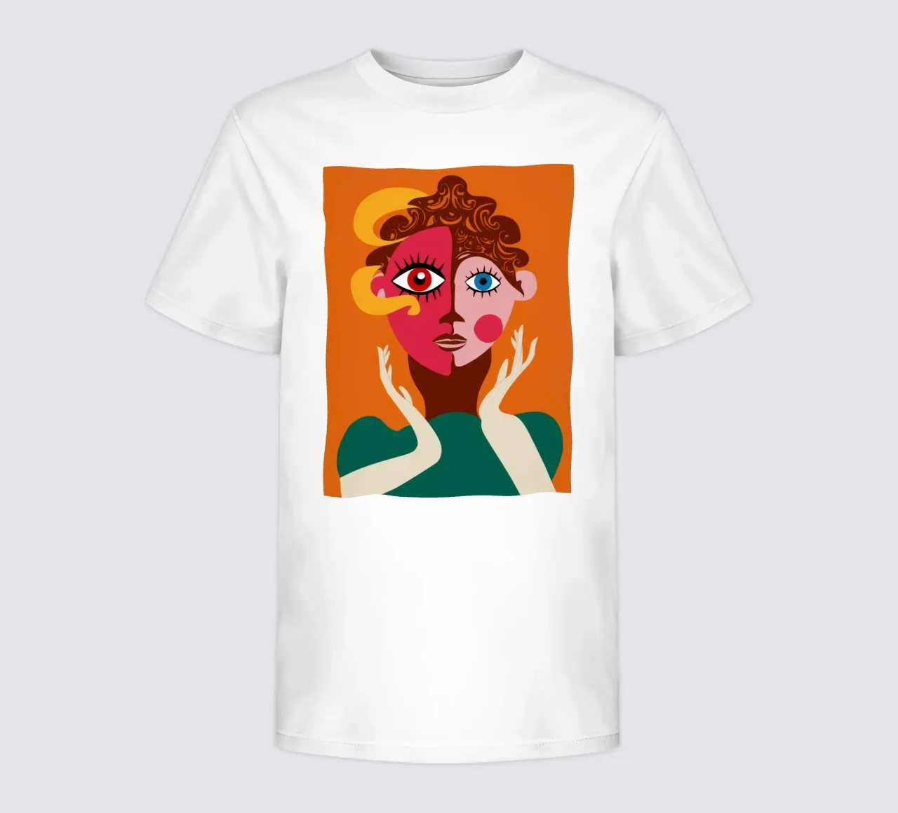 Psyche Fiery Gaze kids t-shirt by Prism Ritual