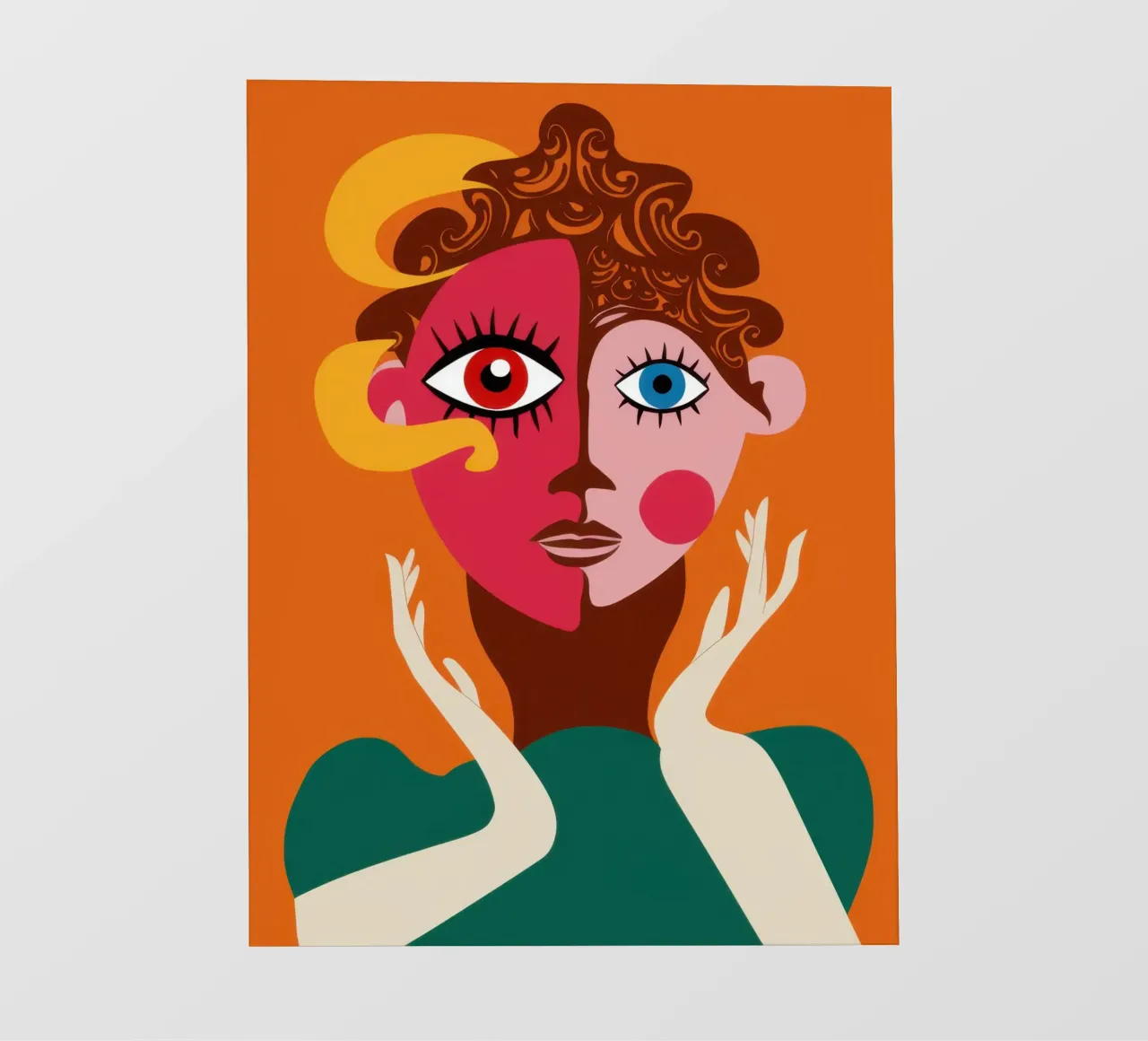 Psyche Fiery Gaze photo wallpaper by Prism Ritual