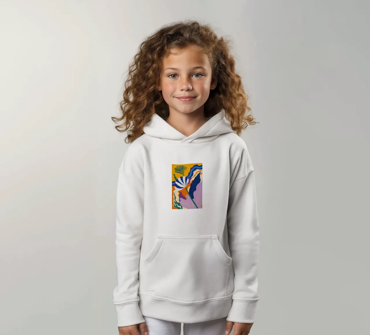 Majesté botanique abstraite sweat à capuche enfant de Prism Ritual