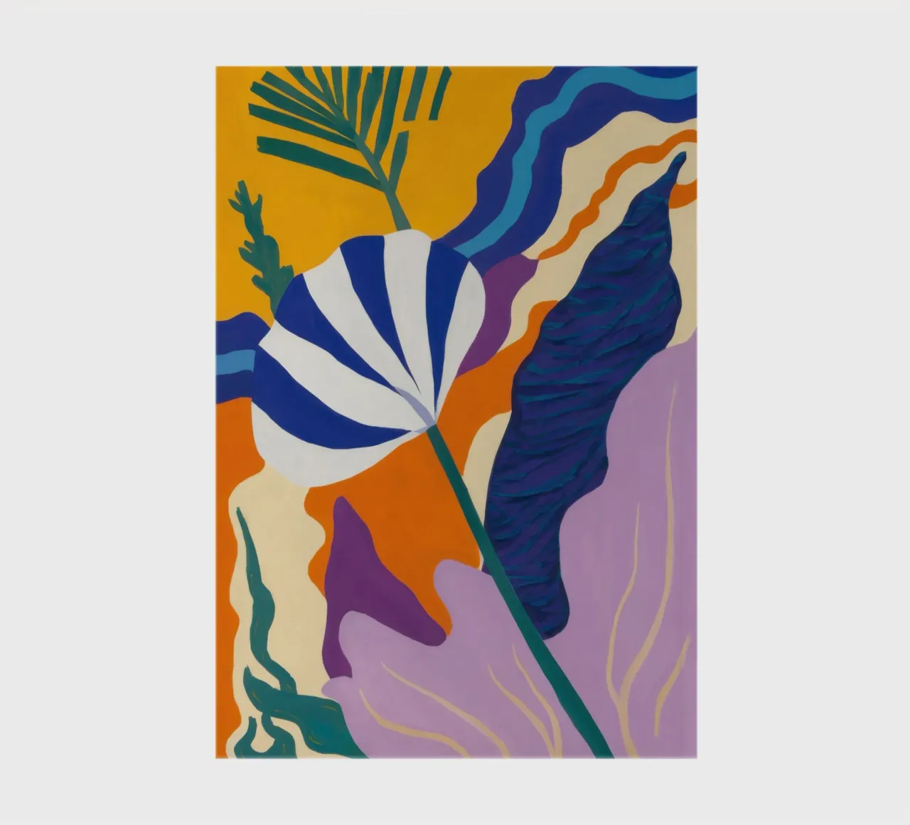 Abstract Botanical Majesty notebook by Prism Ritual