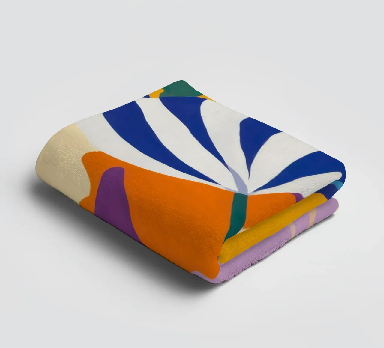 Abstract Botanical Majesty towel by Prism Ritual