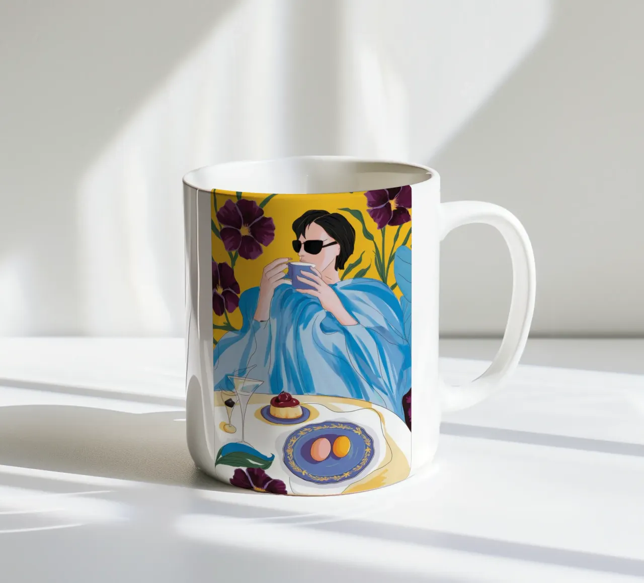 Occhiali da sole all'alba tazza in ceramica da Veil Maya