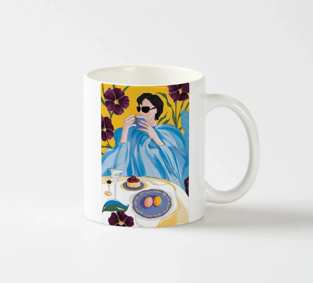 Occhiali da sole all'alba tazza in ceramica da Veil Maya