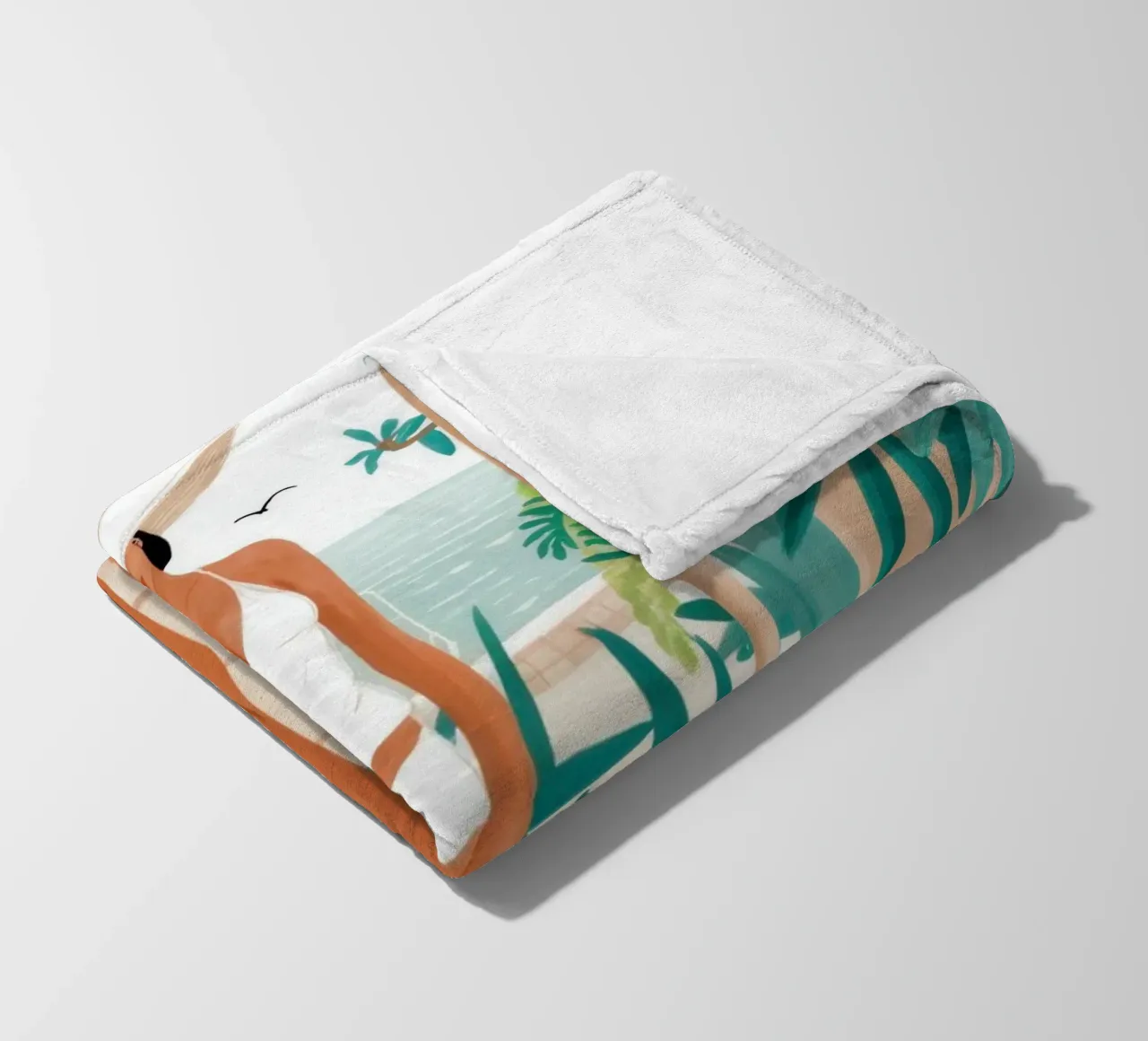 Riposo botanico baciato dal sole coperta in pile da Prism Ritual