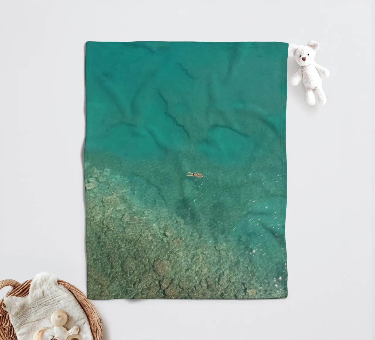 snorkeling coperta in pile da cofa home