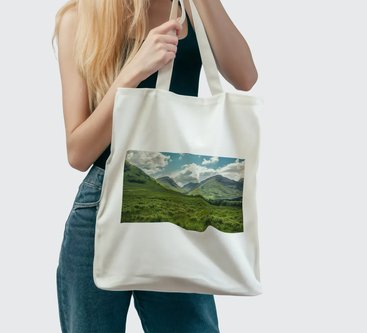 greenery lush borsa in juta da Horsire