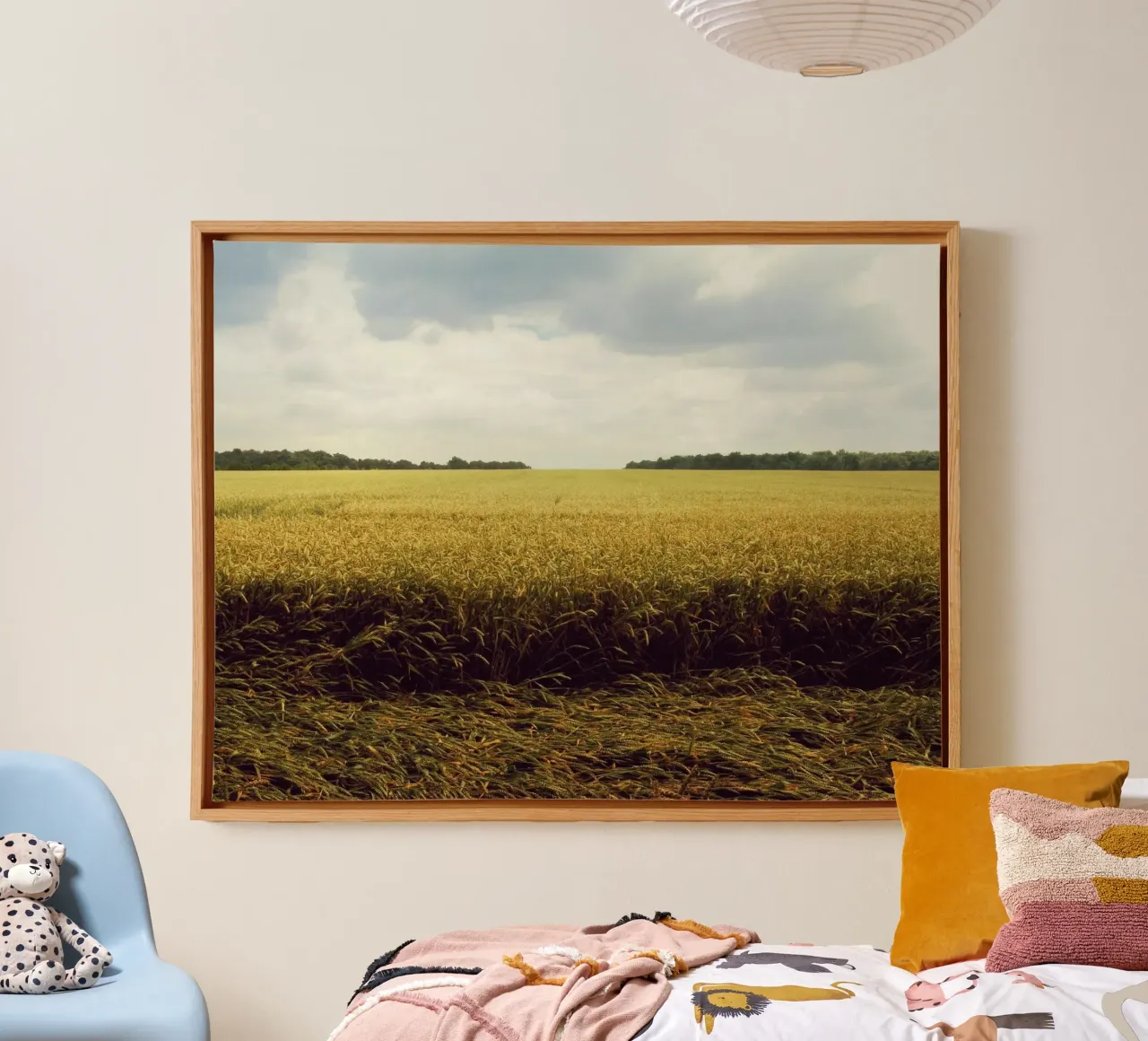 cereal grains landscape canvas by Horsire