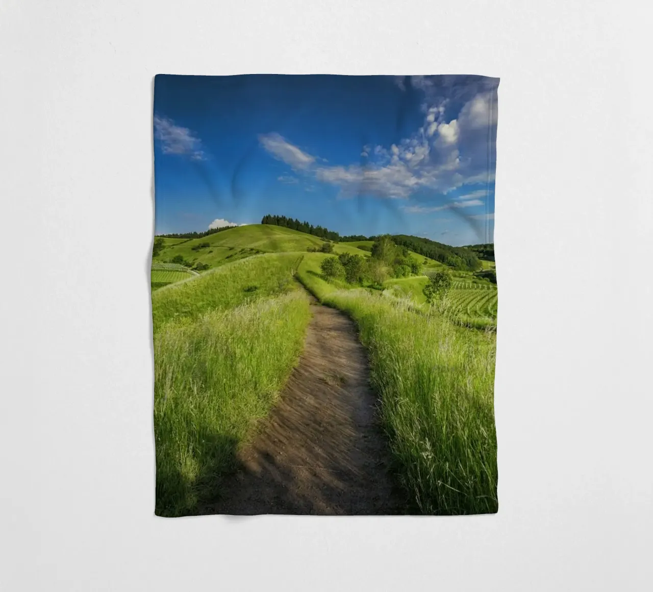 scenic view daytime coperta in pile da cofa home
