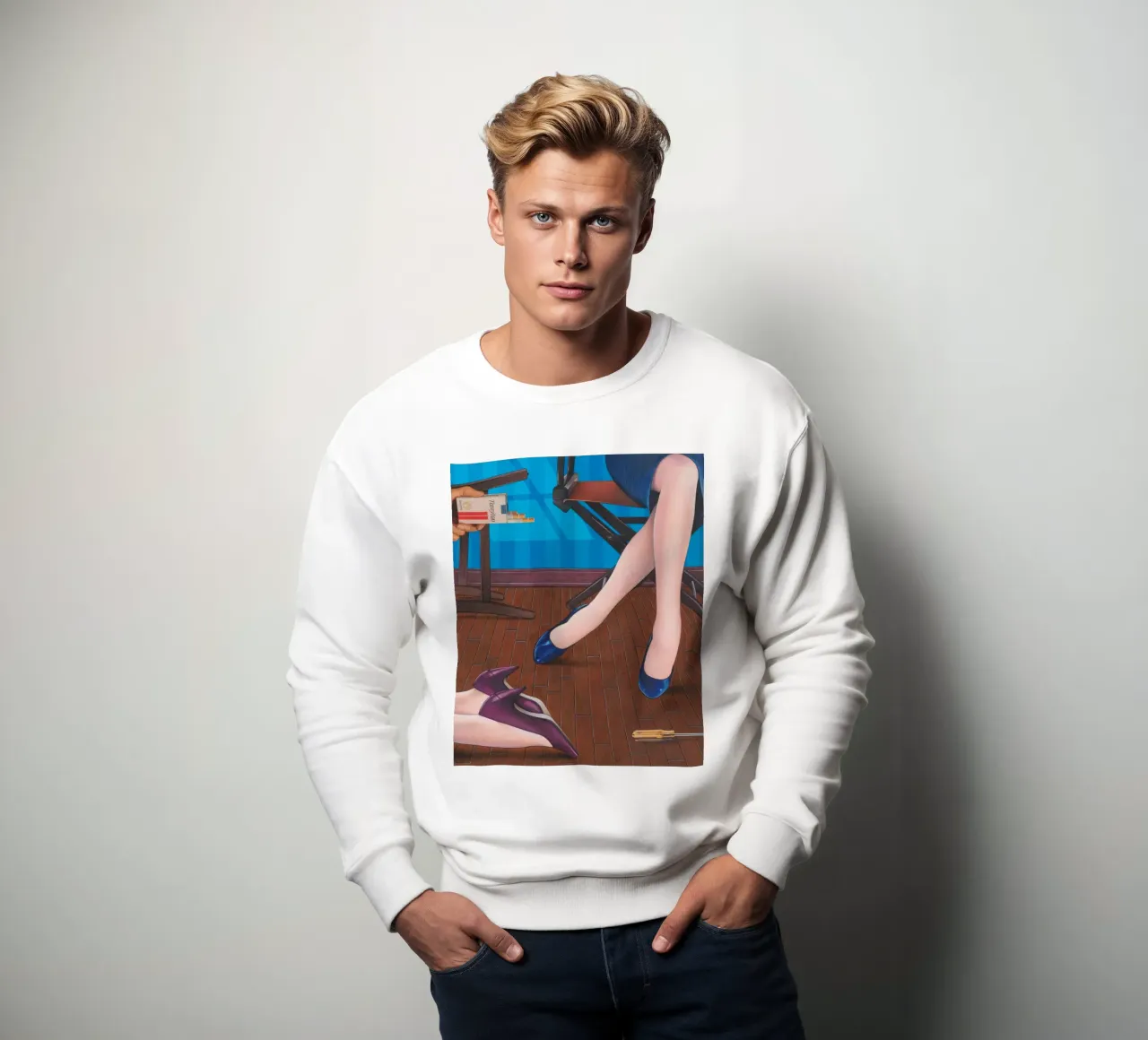 Triad sweatshirt by Doug Smock