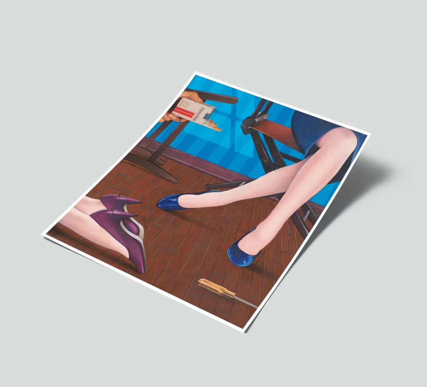 Triad sticker sheet by Doug Smock