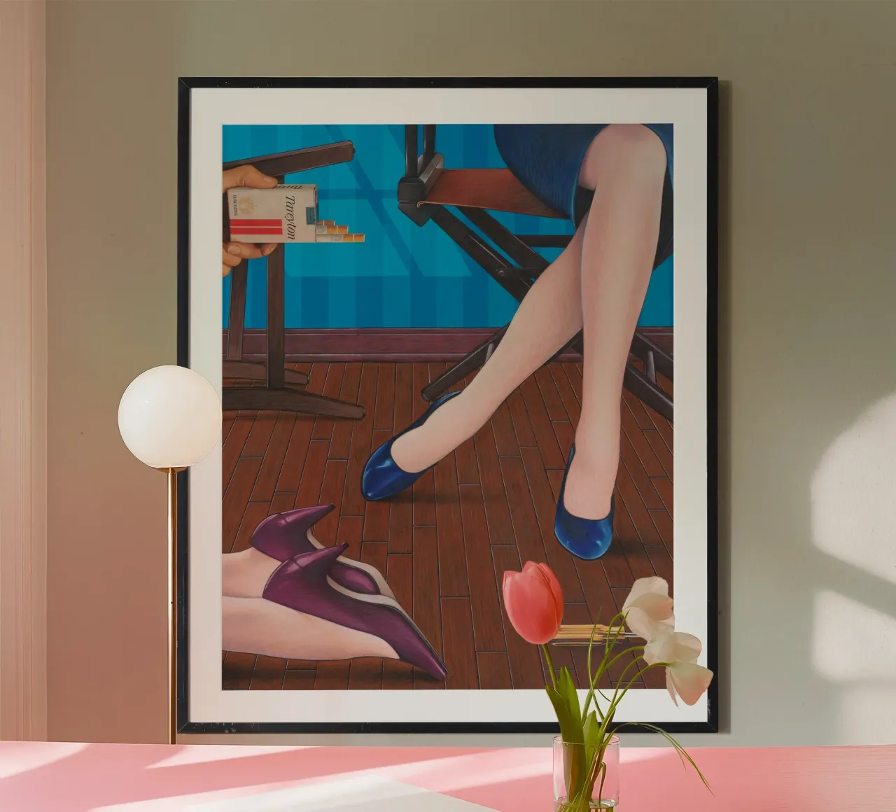 Triade poster con telaio in legno da Doug Smock