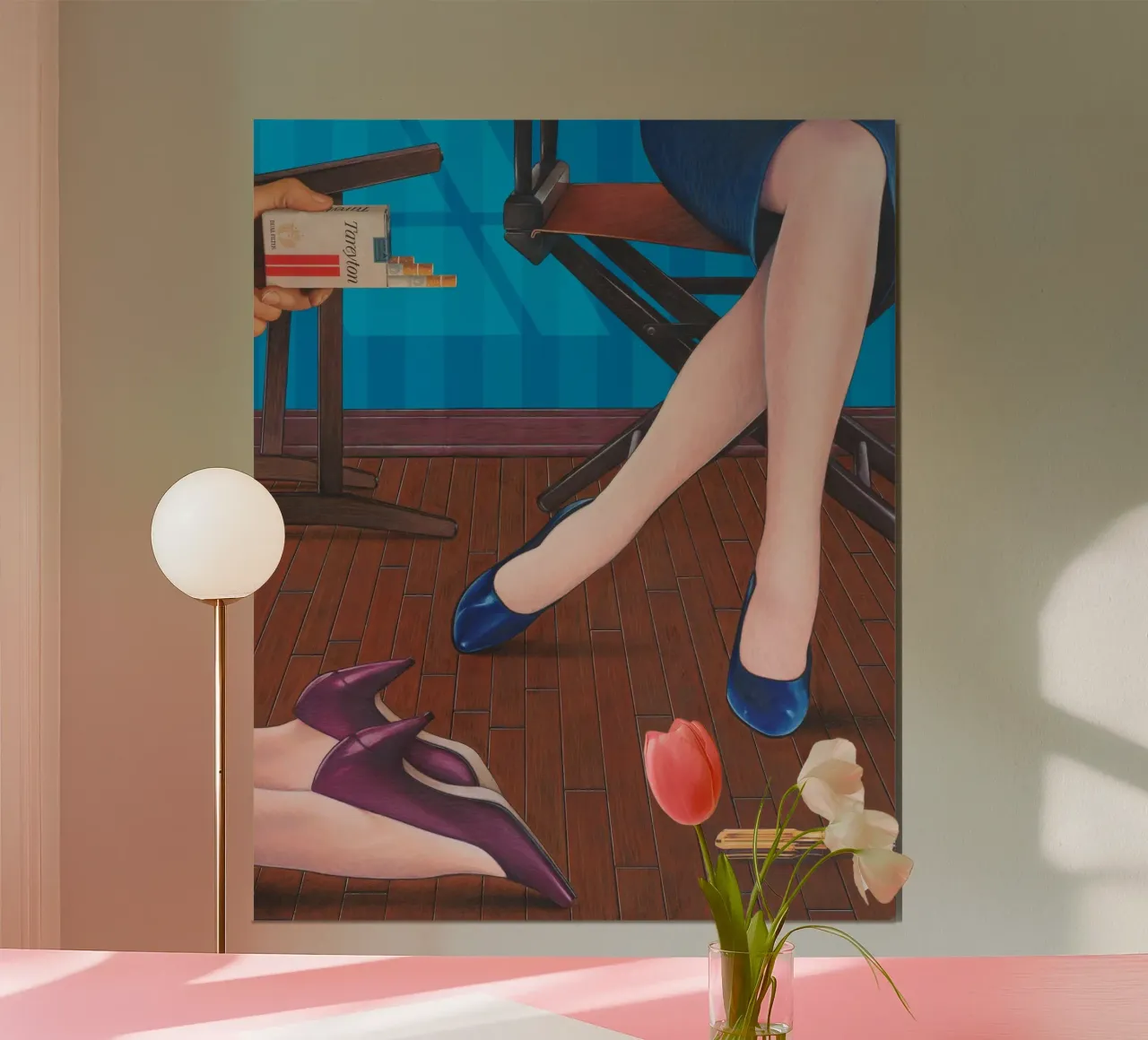 Triade poster con telaio in legno da Doug Smock