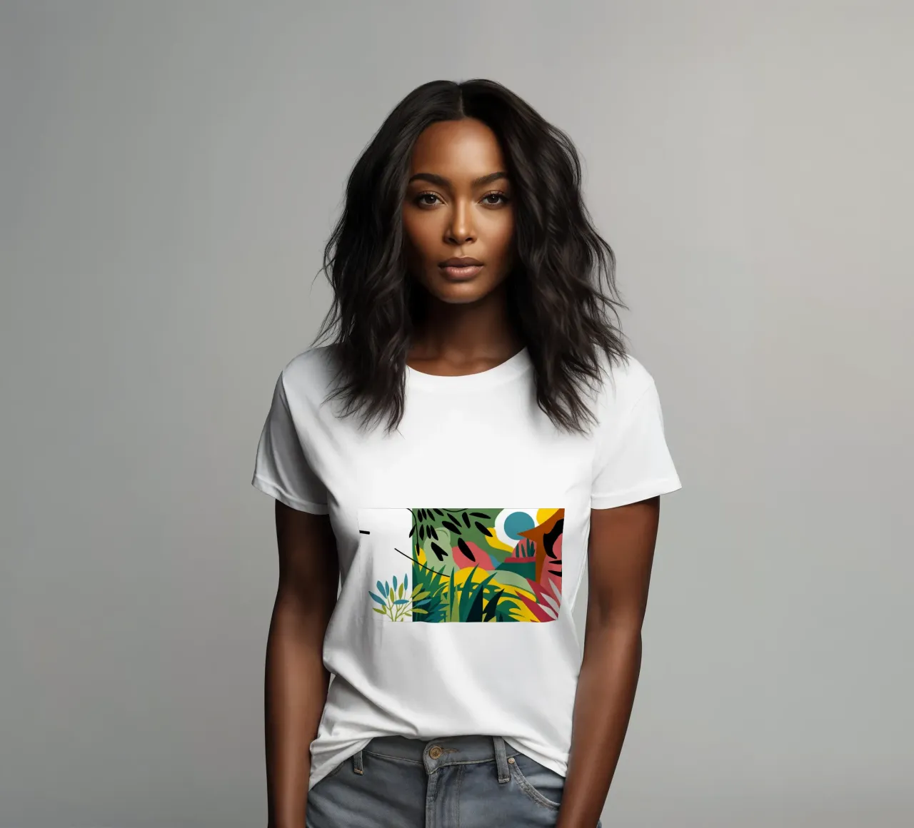 Vue fragmentée de la lumière du soleil t-shirt ajusté pour femmes de Bring Haven