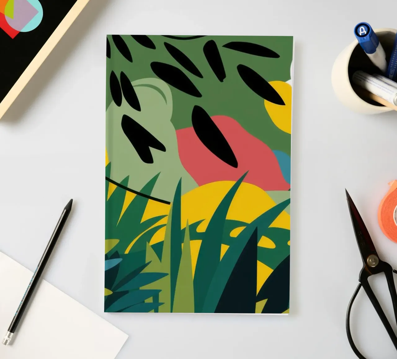 Vue fragmentée de la lumière du soleil carnet de notes de Bring Haven