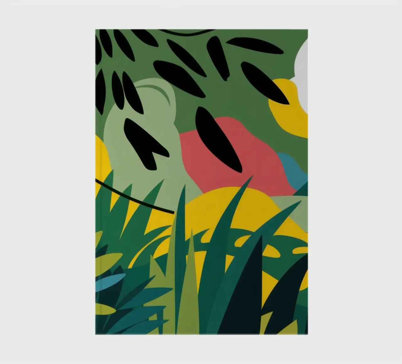 Vue fragmentée de la lumière du soleil carnet de notes de Bring Haven