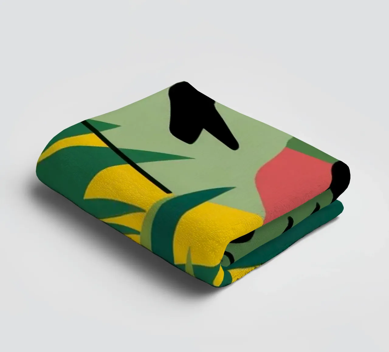 Vue fragmentée de la lumière du soleil serviette de bain de Bring Haven