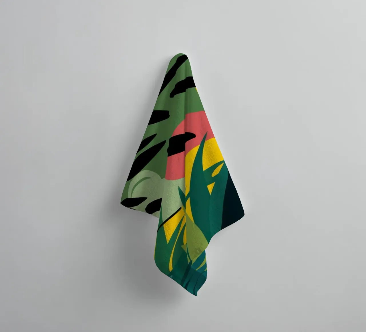 Vue fragmentée de la lumière du soleil serviette de bain de Bring Haven