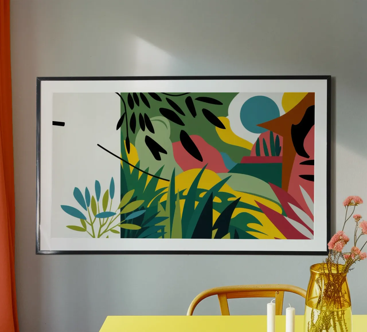 Vue fragmentée de la lumière du soleil poster de Bring Haven