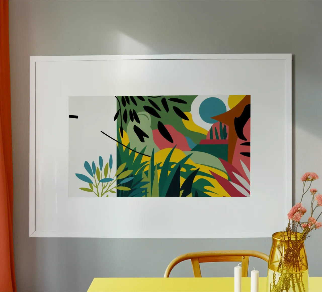 Vue fragmentée de la lumière du soleil poster de Bring Haven