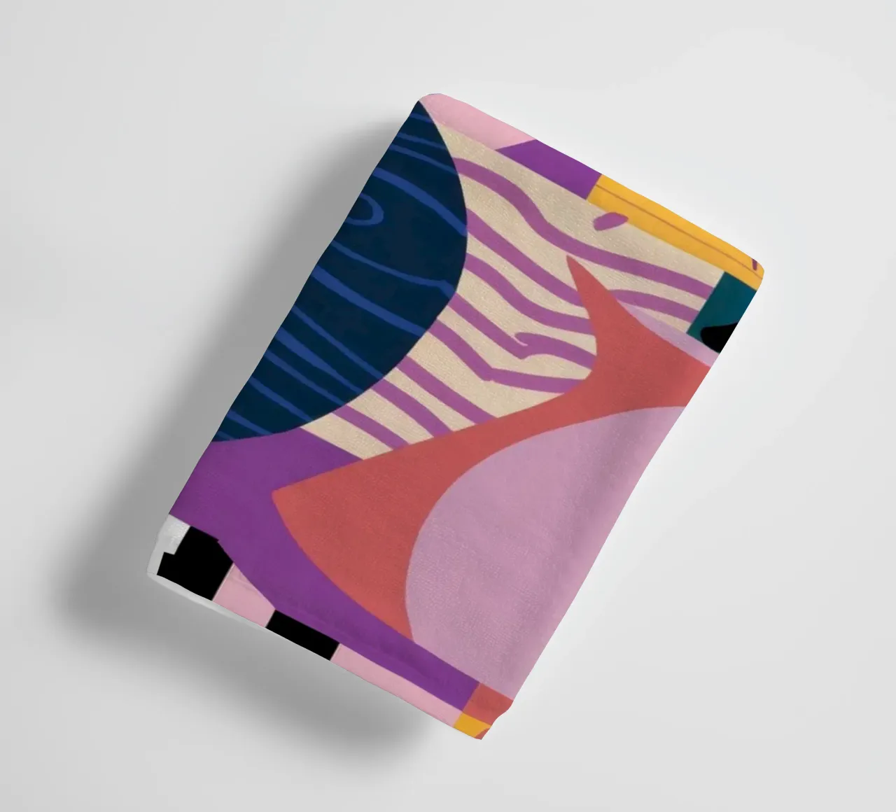 Vibrant Vase Collection towel by Solar Paint