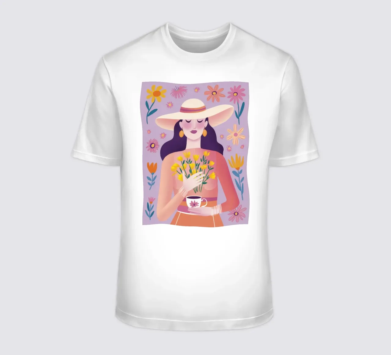 Morning Flower Offering t-shirt by Prism Ritual