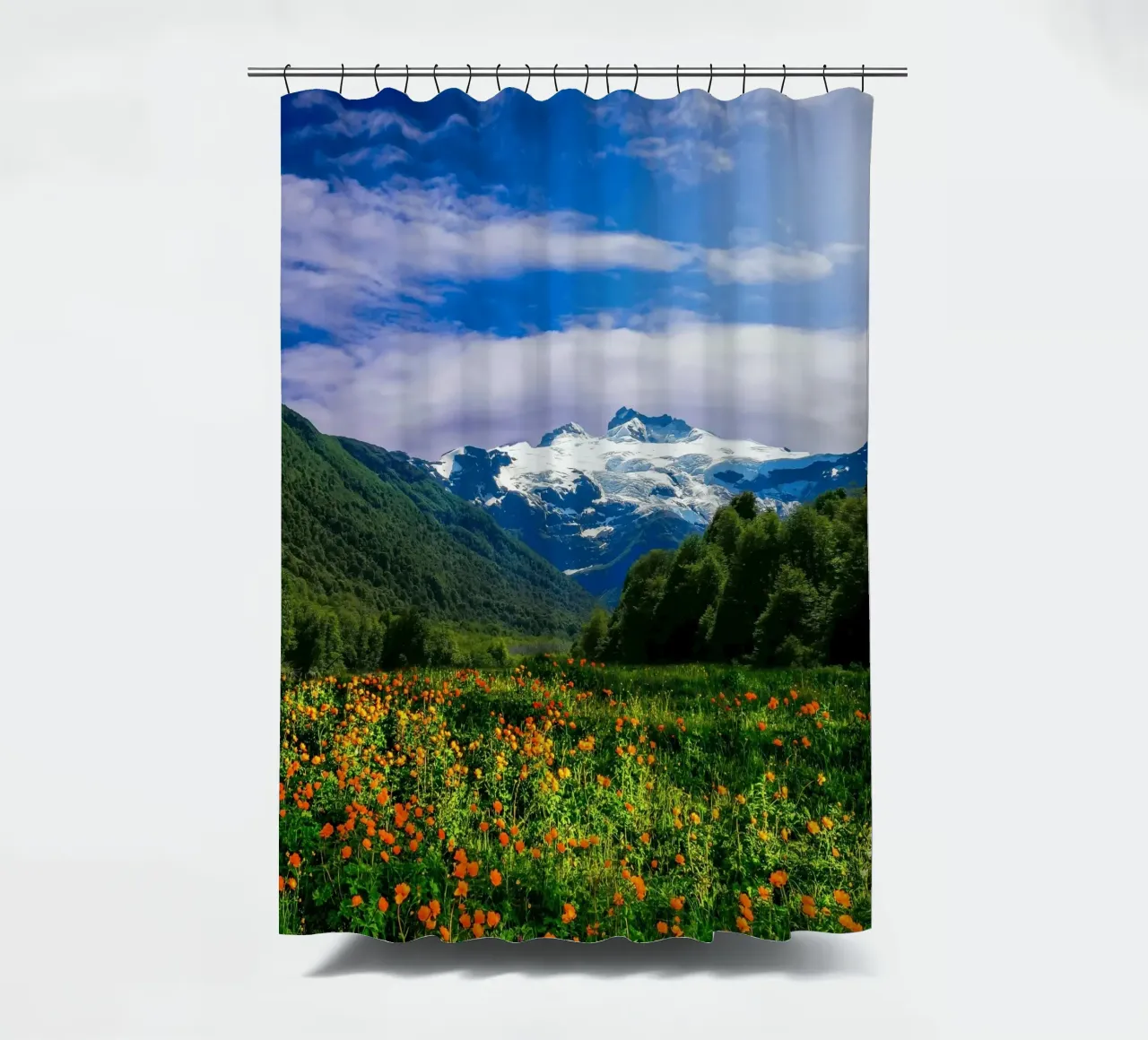 vibrant wilderness shower curtain by cofa home