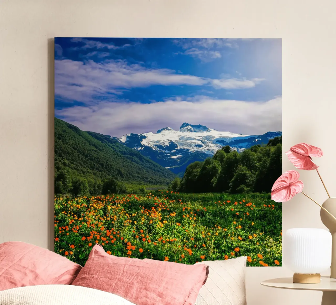 vibrant wilderness canvas by cofa home