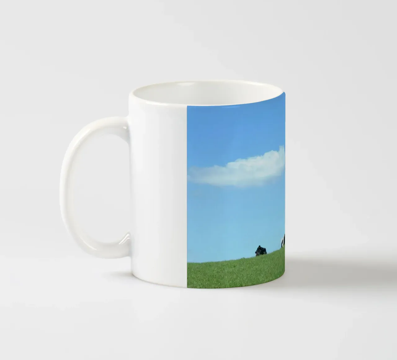 animals hillside tazza in ceramica da cofa home