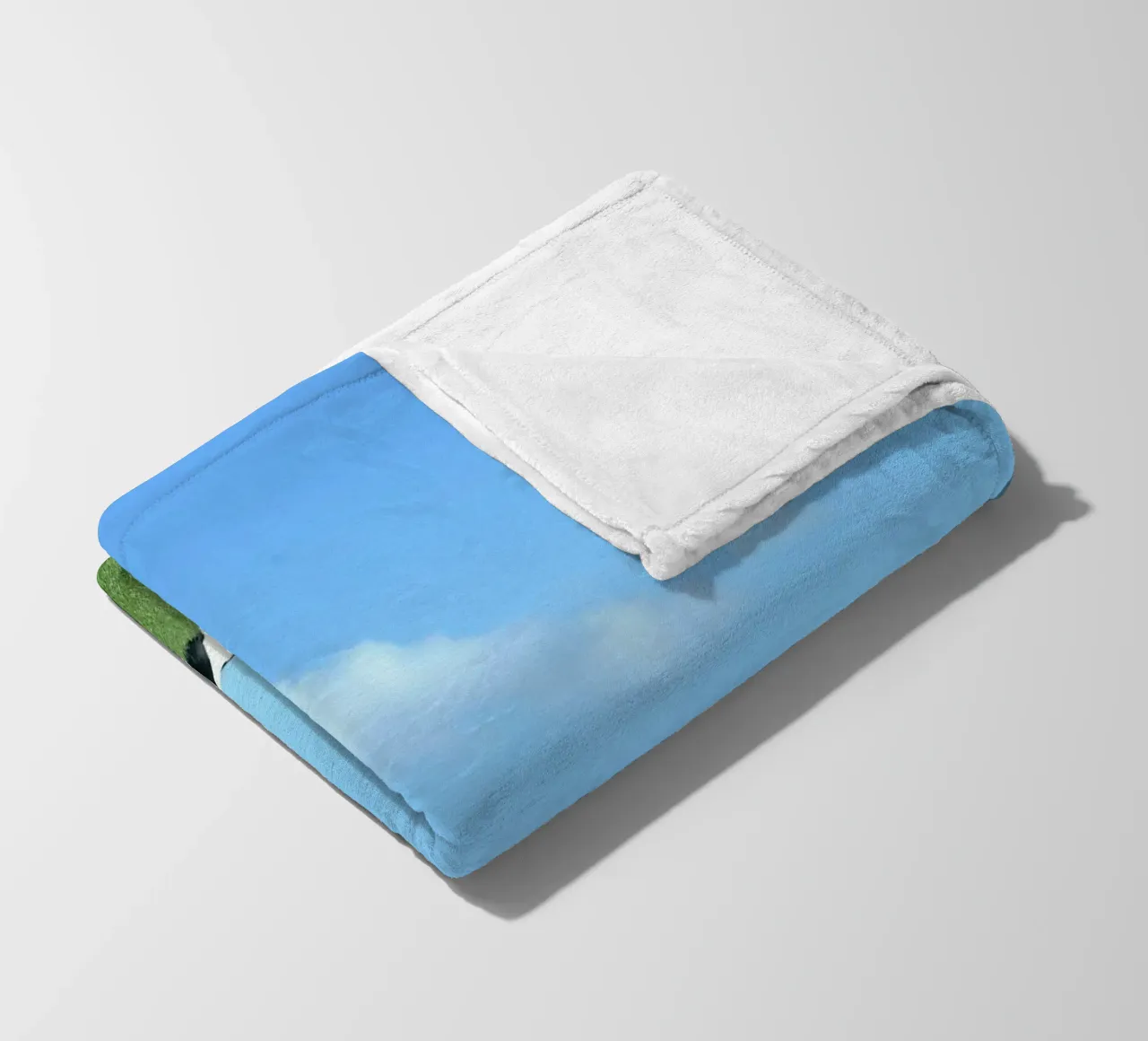 animals hillside coperta in pile da cofa home