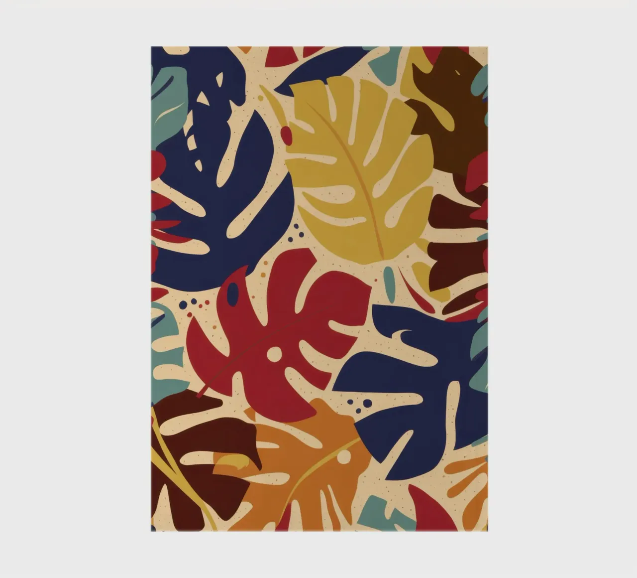 Retro Leaf Mosaic notebook by Bring Haven