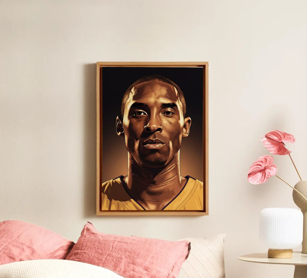 Kobe Bryant portrait (1) tela da Lembayung art