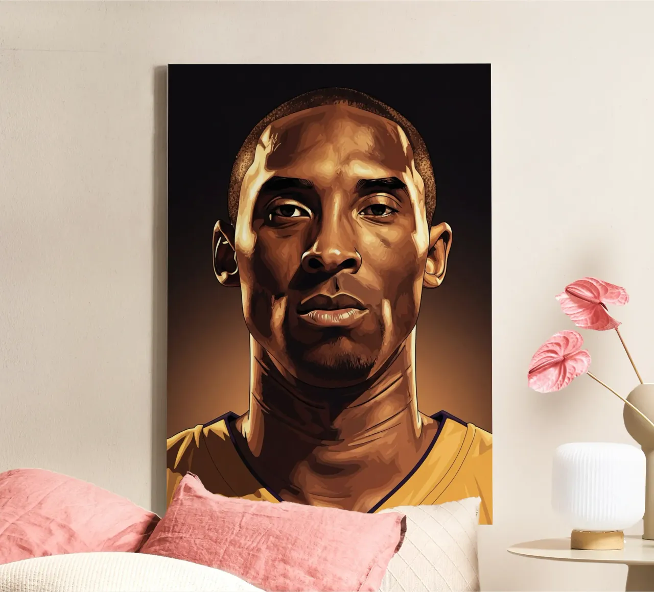 Kobe Bryant portrait (1) tela da Lembayung art
