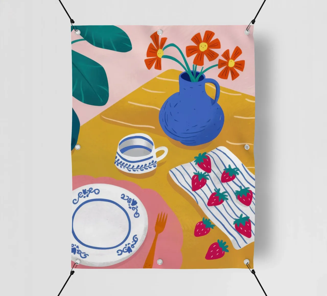Vibrant Morning StillLife pvc cover by Prism Ritual