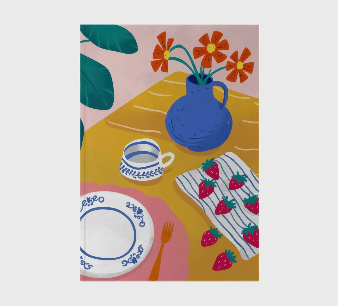 Vibrant Morning StillLife notebook by Prism Ritual