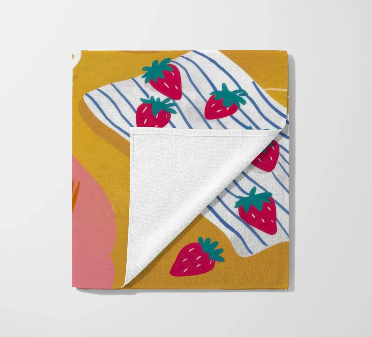 Vibrant Morning StillLife beach towel by Prism Ritual
