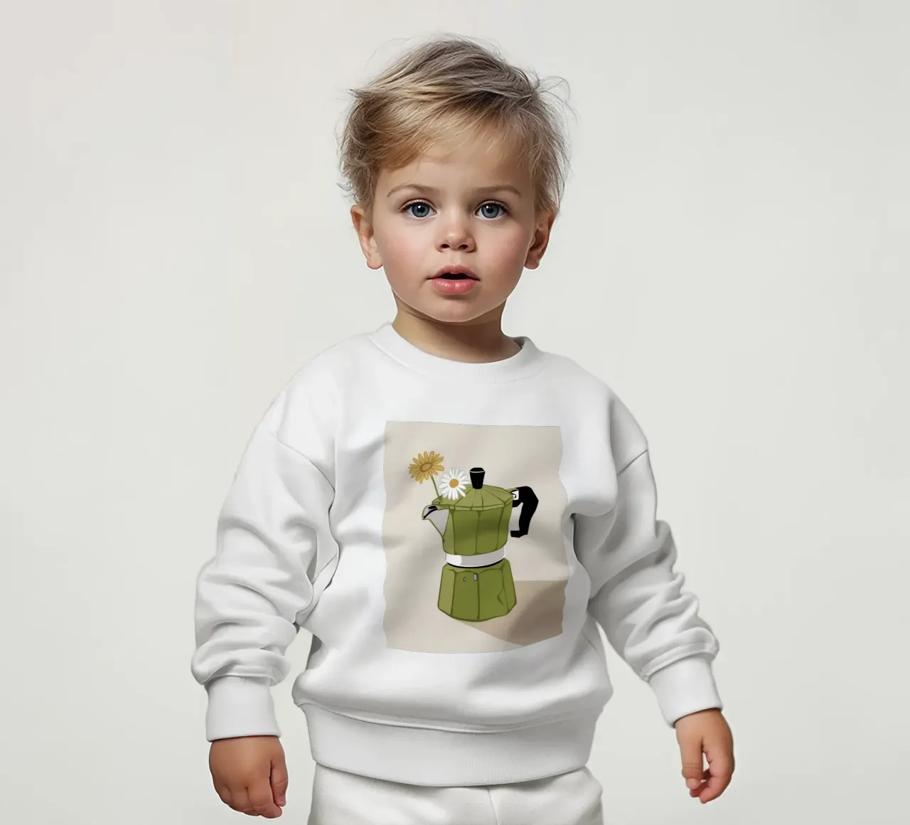 Caffè mattutino Bloom felpa neonato da Frosh Pallete