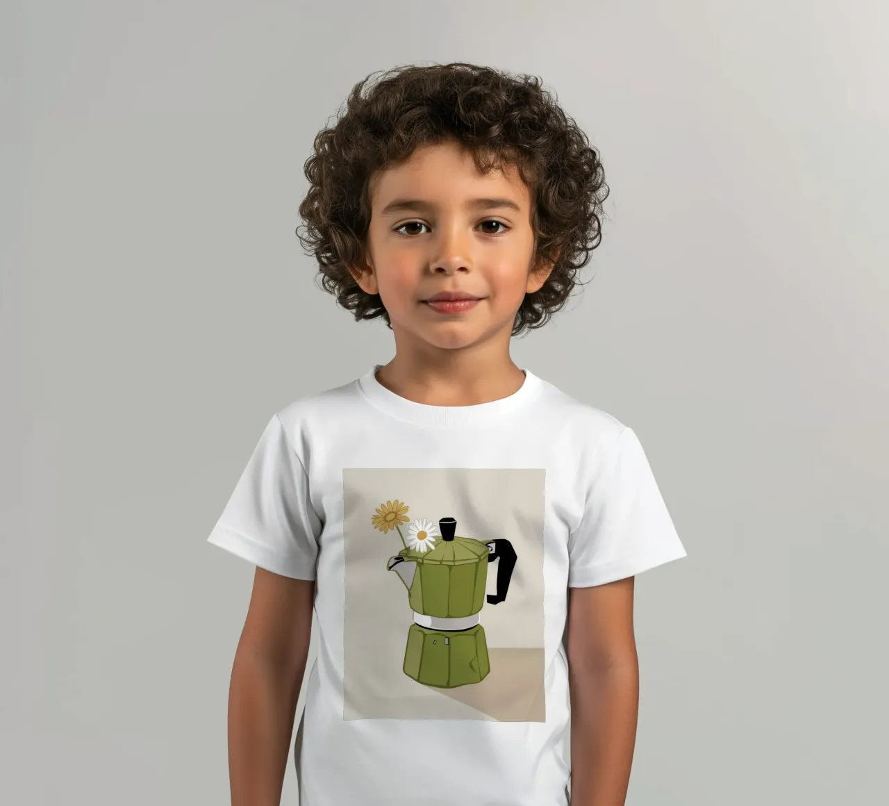Caffè mattutino Bloom t-shirt bambini da Frosh Pallete