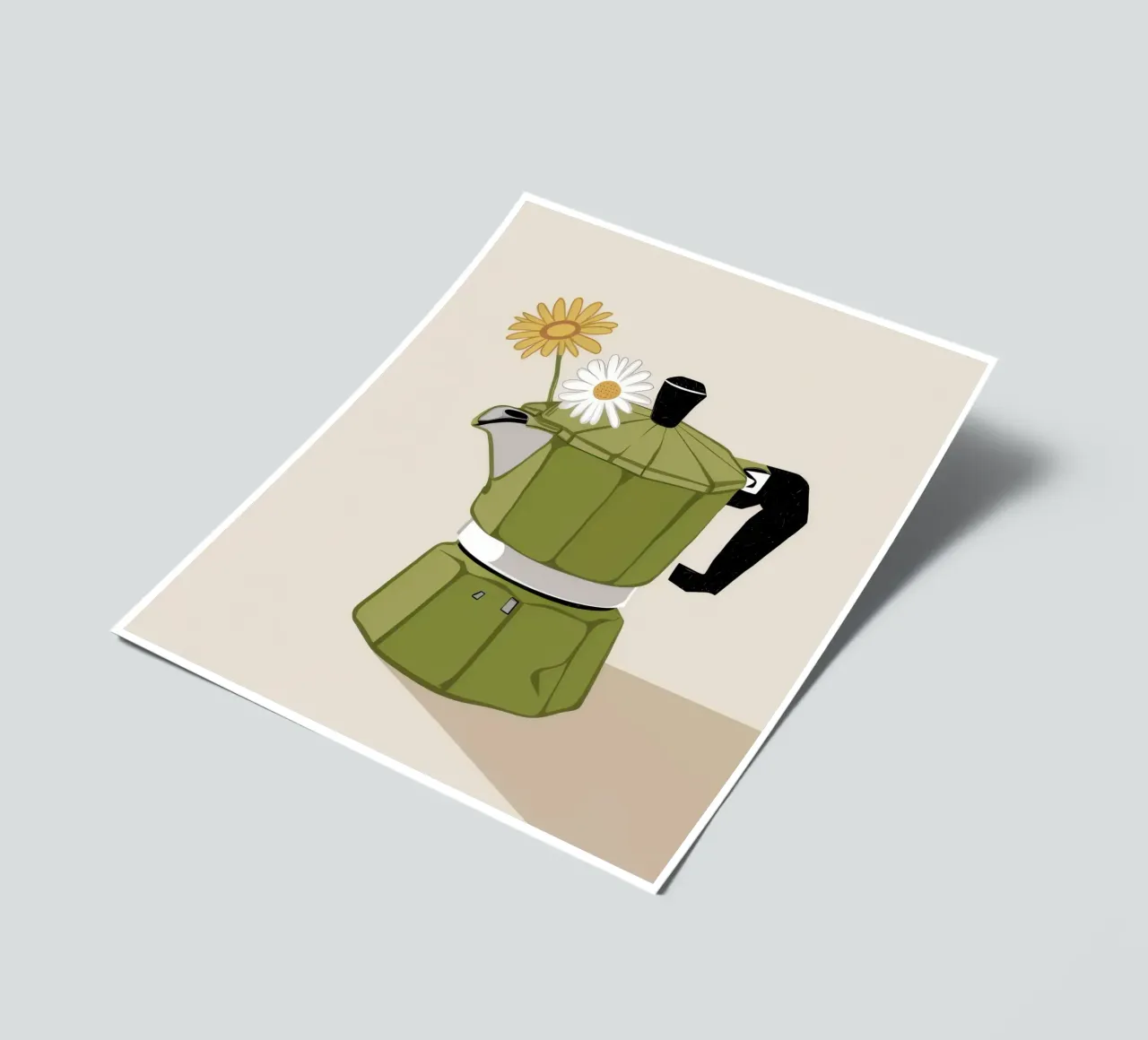 Caffè mattutino Bloom foglio adesivo da Frosh Pallete