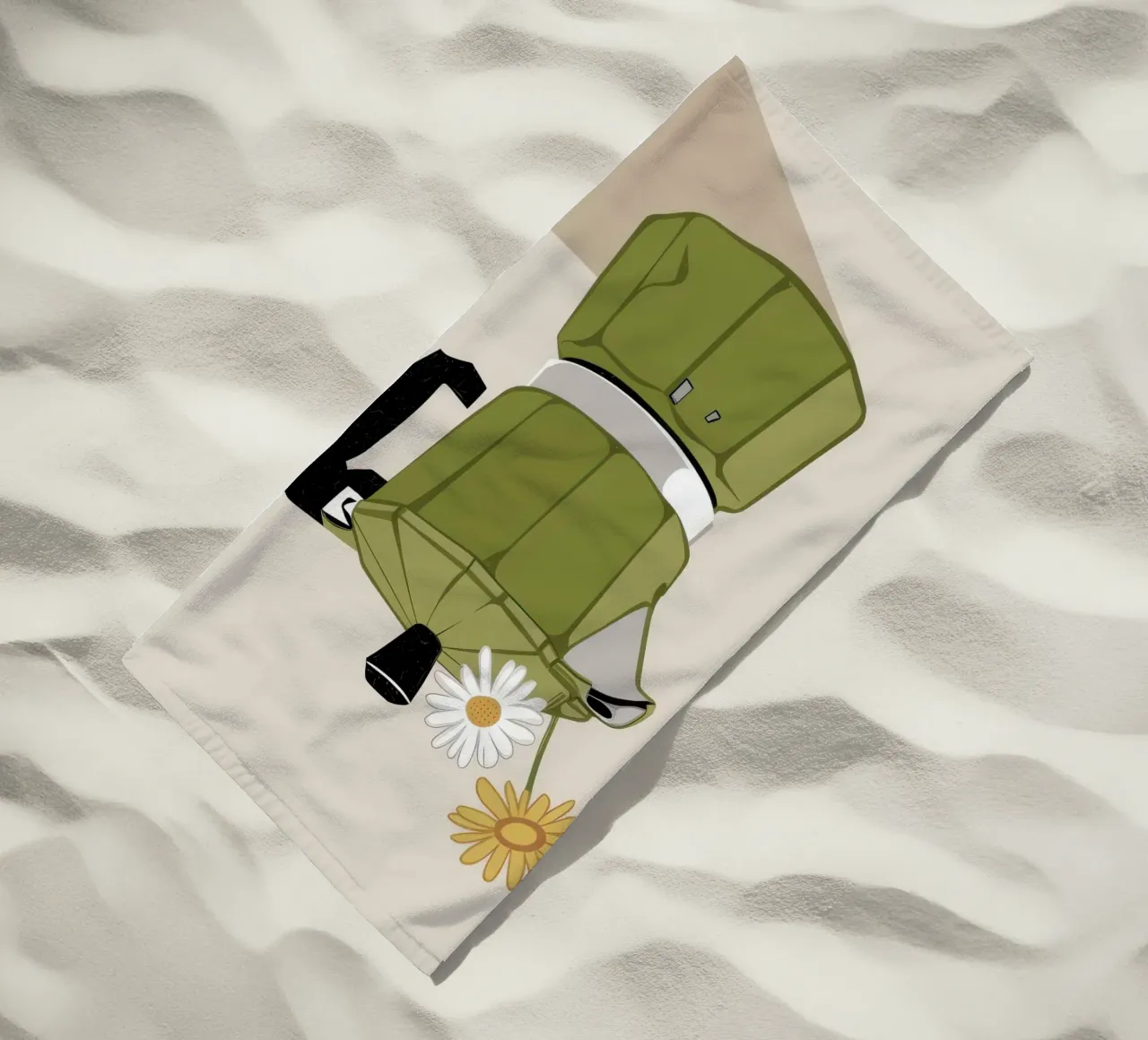 Caffè mattutino Bloom telo mare da Frosh Pallete