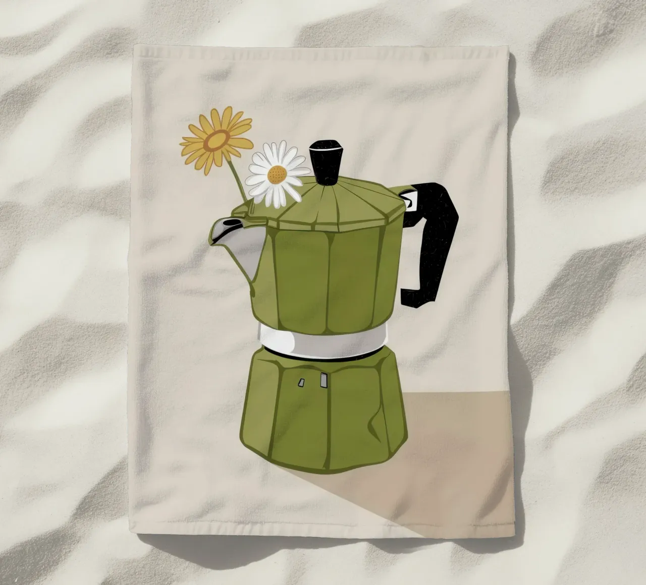 Caffè mattutino Bloom telo mare da Frosh Pallete